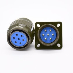 Y28M-7TK 7 Pins AC 500V Female Plug Aviation Circular Connector male-female