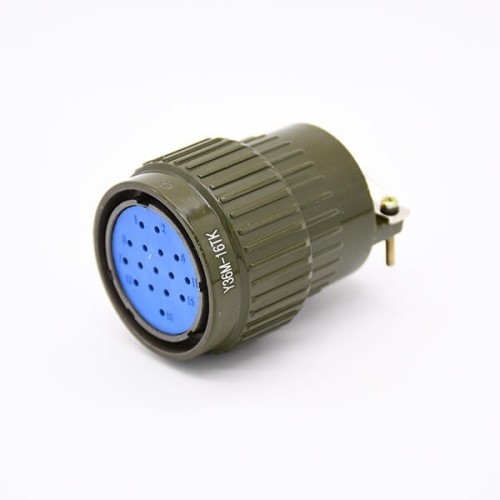 Y2M-16TK Diameter 36mm 16 Pin Aviation Plug With Solder Contact Circular Connector