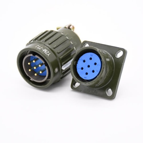 Y2M Y2M-7TJ 7 Pin Circular Female Connector Aviation Plug and Male Socket