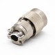 10 Pin Connector Female Butt-jiont Male Y27G Plug&Socket 4 Hole-Flange Admiralty Metal Solder cup Bayonet Coupling Straight