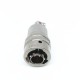 Electrical Circular Connectors Y50X-0802TJ2 Y50X-0802ZK10 2 Pin Straight Bayonet Coupling Cable Solder Cup