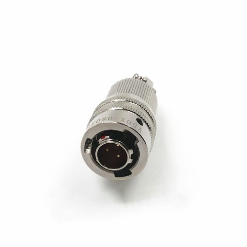 Electrical Circular Connectors Y50X-0803TJ2 Y50X-0803ZK10 3 Pin Straight Bayonet Coupling Cable Solder Cup