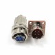 Electrical Circular Connectors Y50X-1004TK2 Y50X-1004ZJ10 4 Pin Straight Bayonet Coupling Cable Solder Cup