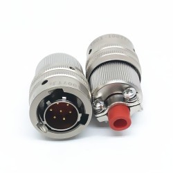 Electrical Circular Connectors Y50X-1007TJ2 Y50X-1007ZK10 7 Pin Straight Bayonet Coupling Cable Solder Cup