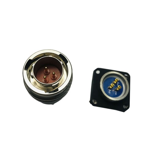 Electrical Circular Connectors Y50X-1203TJ2 Y50X-1203ZK10 3 Pin Straight Bayonet Coupling Cable Solder Cup