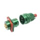 Electrical Circular Connectors Y50X-1204TJ2 Y50X-1204ZK10 4 Pin Straight Bayonet Coupling Cable Solder Cup