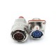 Electrical Circular Connectors Y50X-1208TJ2 Y50X-1208ZK10 8 Pin Straight Bayonet Coupling Cable Solder Cup