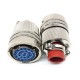 Electrical Circular Connectors Y50X-1626TK2 Y50X-1626ZJ10 26 Pin Straight Bayonet Coupling Cable Solder Cup