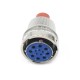 Electrical Circular Connectors Y50X-1813TK2 Y50X-1813ZJ10 13 Pin Straight Bayonet Coupling Cable Solder Cup