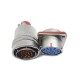 Electrical Circular Connectors Y50X-1824TJ2 Y50X-1824ZK10 24 Pin Straight Bayonet Coupling Cable Solder Cup