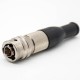 Y50X 4Pin Plug Male Straight Bayonet Coupling Cable Solder 08 Shell