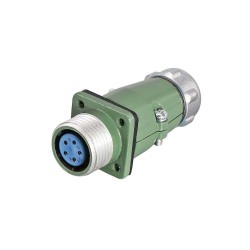 Reverse Mount Female Socket YD20 5 Pin 10A Waterproof Aviation Connector Straight-Reverse Mount ZP