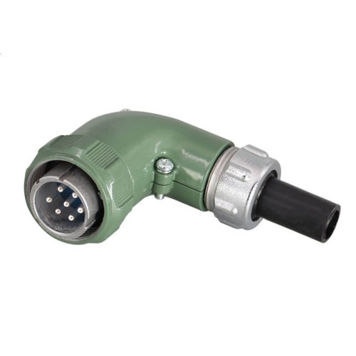 Right Angle Waterproof Reverse Mount YD28 Series 7 Pin-TS+Z Male Plug Female Socket25Aavation Connector