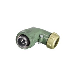 Right Angle YD20-4 Pin Reverse Mount TR+Z 25A Waterproof Aviation Connector