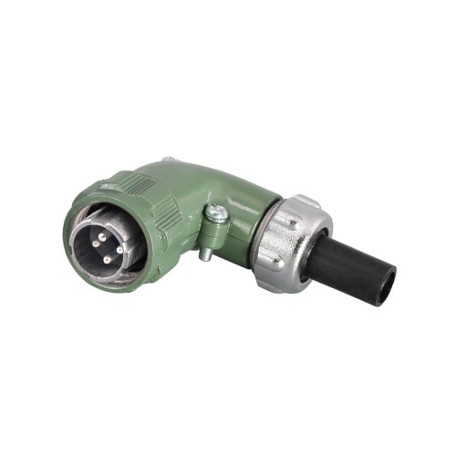 YD20-4 Pin TS Right Angle Reverse Mount Plug Male 25A Waterproof Aviation Connector