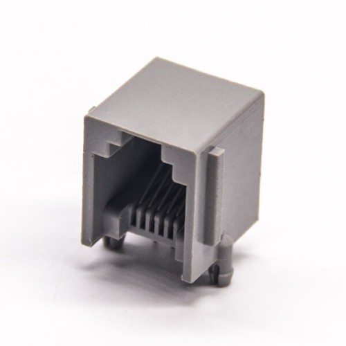 RJ12 Unshielded 6P6C Unshielded Plastic Through Hole PCB Mount