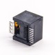 Black RJ45 Jack 8p8c Straight SMT PCB Mount Without LED