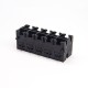 2*5 RJ9 Jack Right Angled Black Plastic Unshielded 4P4C