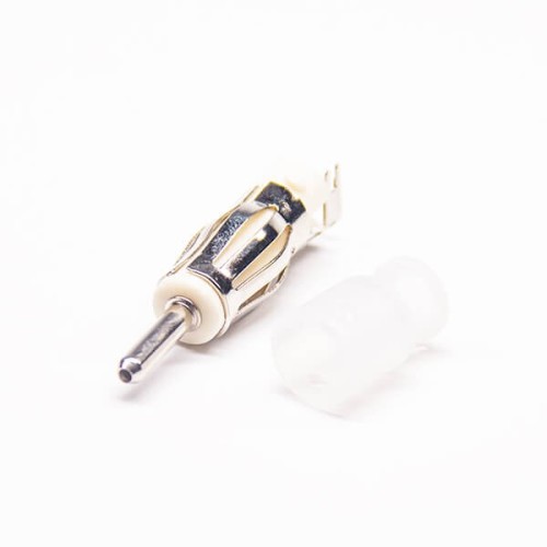 Banana Plug Audio Speaker Cable Connector White