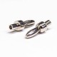 Nickel Plated Banana Contact Straight Audio Banana Plug