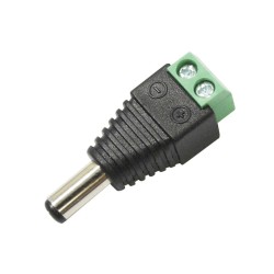 2pcs DC Socket 2.1 mm to Terminal 2 Pin