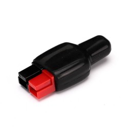 50Amp 600V Power Battery Connectors Red and Blue Housing 2 Contacts Kit with Black Dust cable sleeve