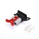 600V 120Amp Grey Housing 2 Way Battery Power Cable Connector Red T-Bar Handle Black Dustproof Cover