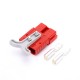 600V 120Amp Red Housing 2 Way Battery Power Cable Connector with Grey Plastic T-Bar Handle