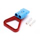 600V 175Amp Blue Housing 2 Way Battery Power Cable Connector with Plastic Red Triangle Handle