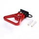 600V 175Amp Red Housing 2 Way Battery Power Cable Connector Red Triangle Handle Black Dustproof Cover