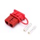 600V 175Amp red Housing 2 Way Battery Power Cable Connector with red Dustproof Cover