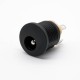 Circular DC Power Connectors 180° bulkhead Male Through Hole Unshiled 5.5*2.1mm Jack