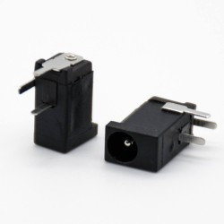 DC Connectors High Current Male Jack Through Hole Solder Lug Right Angle 5.5*2.0mm Unshiled