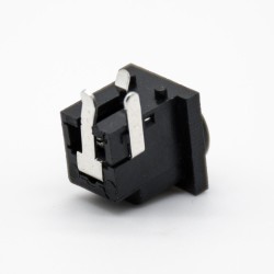 DC Female Connector Female Jack Through Hole 7.0*1.45MM Unshiled Right Angle Unshiled