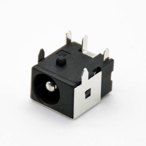 DC Power Connector Jack Male Through Hole Solder Lug Right Angle 5.5*2.0mm Shiled