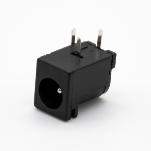 DC Power Jack 5.5*2.1mm Male Through Hole solder Lug Right Connector Unshiled