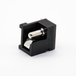 DC Power Jack Socket Male Through Hole solder Lug Unshiled Right Angle