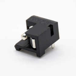 DC Power Jack Socket Male Through Hole solder Lug Unshiled Right Angle