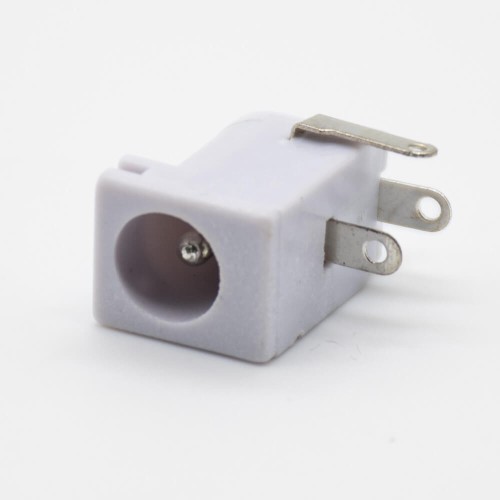 DC Power Socket Connector Male Jack Through Hole Solder Lug Unshiled 5.5*2.0mm Right Angle