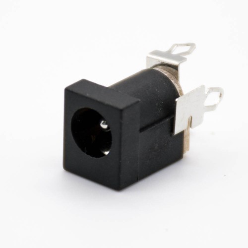 DC Power Socket Connector Male Through Hole Jack solder Lug 5.5*2.0mm straight Unshiled