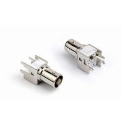 20pcs BNC Connector Panel Coaxial Mount Straight Female Zinc Alloy