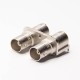 20pcs BNC PCB Right Angle Dual Female Connector Through Hole