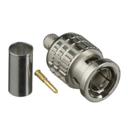 BNC Male Connector Crimp RG58 Cable