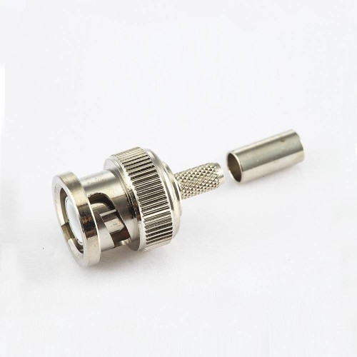 RG174/RG316 Crimp BNC Connector Male Straight