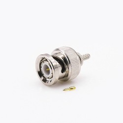 RG316 BNC Male Straight Connector Crimp For Cable RG316 BNC Male Straight Connector Crimp For Cable