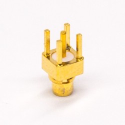 20pcs MMCX PCB Mount Straight Male Through Hole for PCB Mount