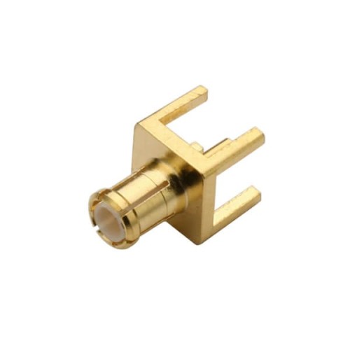 MCX Coaxial Connector Male Straight Through Hole PCB Mount