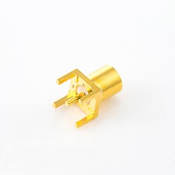 MCX Connector PCB Mount Through Hole Solder Female Straight 50ohm