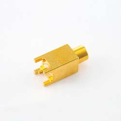 PCB Mount MCX Connector Solder Female Straight Through Hole 50Ω