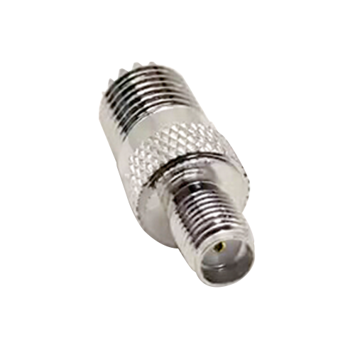 Mini UHF Jack Female to SMA Female Coaxial Adapter